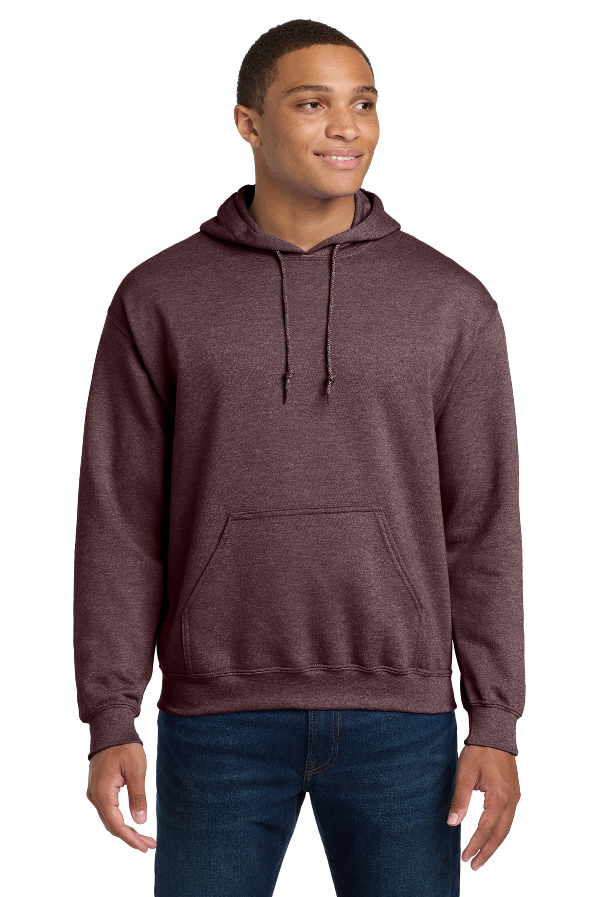 18500 heatherdarkmaroon model front