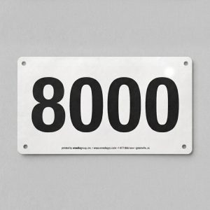 Express 1B Race Bibs (6" x 3" Pack of 100)